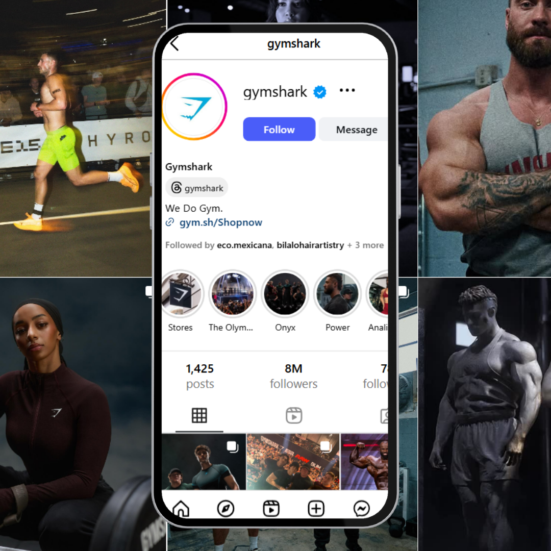 Instagram feed showcasing products with shoppable tags and Reels integration